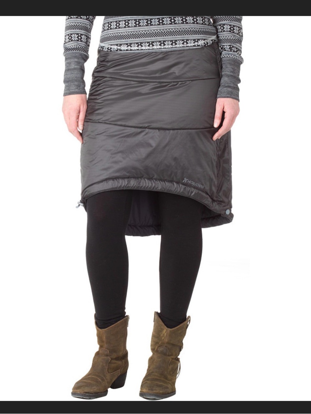 Houdini Gray Sleepwalker Outdoor Shell Skirt